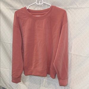 Solid Mauve Crewneck Sweatshirt
